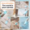 SoapScribe Magic Bubble Pen Writer  Creative Bubble Toy for Kids, Boys & Girls | Fun Bubble Gun Style Wand Art Writes on Water, Windows, Sidewalks | Indoor Outdoor Drawing Activity (Blue) view 4