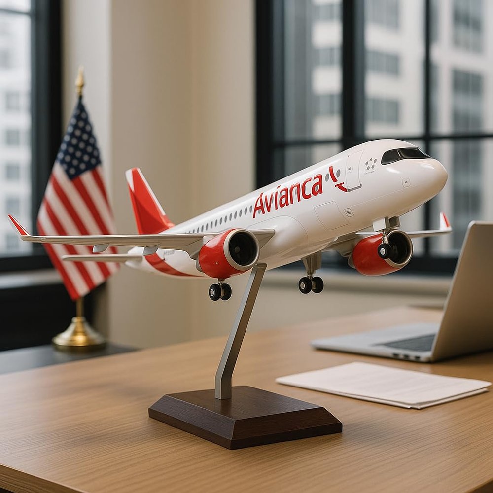 Avianca Airbus A320 NEO 1:80 Scale Resin Model 18.5 Inches