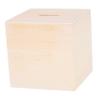 Abaodam Wooden Boys and Girls Money Bank Square Craft Kit for Saving Unfinished Wooden Storage Box for Boy Girl Rooms for Teaching Saving and Organizing Items view 1