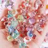 100pcs Mini Resin Duck,15 mm Dollhouse Dcor for Aquarium Decor Micro Fairy Garden Landscape Hide,Seek Party Toys,Easter Basket Stuffer, Gift for All Ages (Glitter-Multicolour) view 3
