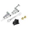 SERBNOPG for Mjx for Hyper Go 14301 14302 1/14 Metal Steering Group Transmission Components Remote Control Car Accessories Parts Upgrade Replacement RC Car Upgrade Part(Silver) view 1