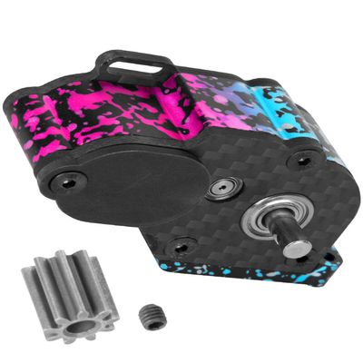 Aluminum LCG Transmission Gearbox Upgrades Part for 1/10 SCX10 SCX10 II 90046 RC Crawler Car,BRCatWPark RC Low Center of Gravity highperformance Transmission Gearbox,Colour