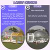 10ft Inflatable Bubble House Dome with Tunnel for Kids, Clear TPU Balloon Tent for Parties, Includes 450W Air Blower & 600W Air Pump view 3