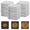 30 Acrylic Coin Snap Holders, Clear 2 X 2 Inch Display Cases, Mini Square Coin Capsules for 0.83/1.1/1.18/1.38/1.6 Inch Coins view 1