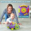 Baby Toys 6-12 Month, Musical Crawling Turtle, Infant Toys for 6 7 8 9 10 Month Old Boy Girl, Christmas Bilingual Baby Gifts for 3-6-9-12 Months Educational view 3