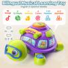 Baby Toys 6-12 Month, Musical Crawling Turtle, Infant Toys for 6 7 8 9 10 Month Old Boy Girl, Christmas Bilingual Baby Gifts for 3-6-9-12 Months Educational view 4