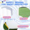 AirMyFun White Bounce House for Kids 3-8, Bounce House with Slide, Indoor Outdoor Inflatable Bounce House Playset with Air Blower, Jumping Castle  Safe Fun for Toddlers view 4