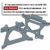 BRCatWPark Aluminium Shock Tower Shock Mounts Upgrades Part for 1/10 Slash Rustler Stampede Jato 4X4 (VXL)(BL-2s) 4WD,F0rd Fiesta ST Rally (VXL)(BL-2s),RC Front Rear Shock Mounts Hops Up,Titanium view 3