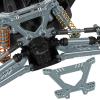 BRCatWPark Aluminium Shock Tower Shock Mounts Upgrades Part for 1/10 Slash Rustler Stampede Jato 4X4 (VXL)(BL-2s) 4WD,F0rd Fiesta ST Rally (VXL)(BL-2s),RC Front Rear Shock Mounts Hops Up,Titanium view 4