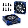 2 Pack 40mm Motor Cooling Fan 16000RPM RC Cooling Fan ESC Heat Dissipation for 1/10 1/8 RC Car (Black Blue) view 1