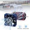 2 Pack 40mm Motor Cooling Fan 16000RPM RC Cooling Fan ESC Heat Dissipation for 1/10 1/8 RC Car (Black Blue) view 4