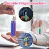 10 Pcs Little Ouchies Pain Fidget, Pain stim Toys, Portable Pain Stim Fidget Keychain for Adults 3D Printed Spiky Grippie Stim Key Pendant for Anxiety Relief Positive, Novelty Gifts for Friends view 4