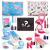 Woumserta Pretend Makeup Kit for Kids 3-5, Blue Fake Makeup Set for Toddlers Girls, Play Makeup Gifts for Little Girls Age 3 4 5 6 7 Year Old, Make Up Toys Birthday (Blue) view 1