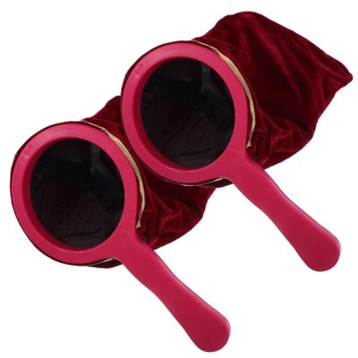 YARNOW 2pcs Change Bags with Handles for Tricks Pouches for Stage Shows Festivals and Parties Easy to Use Disappearing Props with Bottom Zipper for Audience Inspection