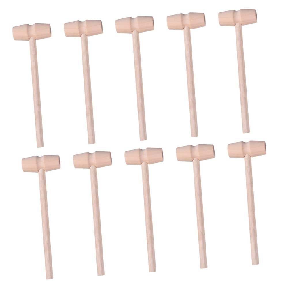 Healifty 10pcs Funny Hitting Hammer for Boys and Girls Mini Hammer for Boy Girl Toys Crafts