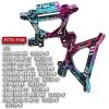 BRCatWPark Aluminium Shock Tower Shock Mounts Upgrades Part for 1/10 Slash Rustler Stampede Jato 4X4 (VXL)(BL-2s) 4WD,F0rd Fiesta ST Rally (VXL)(BL-2s),RC Front Rear Shock Mounts Hops Up,Colour view 2