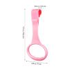 Homoyoyo 4 PCS Baby Pull up Rings: Baby Walking Exercises Assistant Rings,Play Gym Stand Up Assistant Bed -Infant to Stand Toys Crib Walking for Infant Toddler (Pink+White) view 2