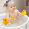 10Pcs No Hole Yellow Rubber Ducks Bath Duck Toys for Toddlers Boys Girls,Mold Free Yellow Ducky in Bulk Mini Ducks Baby Shower Duck Decorations Party Favors view 2