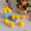 10Pcs No Hole Yellow Rubber Ducks Bath Duck Toys for Toddlers Boys Girls,Mold Free Yellow Ducky in Bulk Mini Ducks Baby Shower Duck Decorations Party Favors view 3