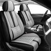 Cscevt Leather Seat Covers for Chevrolet Chevy Impala 1958-2020,Premium Car Seat Covers Front Set,Waterproof Car Seat Protectors with Airbag,Comfort Interior Cover Seats for Cars(Black+Grey) view 1