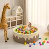 GOGOSO Ball Pits Balls Star Heart Duck Shapes Plastic Play Balls for Toddlers Kids Children, 200 pcs, Rainbow Color view 4