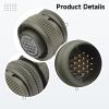 14S-6 Servo Motor 7-Pin Circular Connector, Waterproof Ms3106A 3106A14S-6S Aluminum Alloy Socket, Threaded Anti-Slip Plug for Secure Long-Term Use view 3