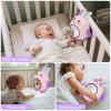 FIOBEE Tummy Time Toys Baby Mirror Tummy Time with Crinkle & Jingle Sounds Large Baby Sensory Toys for Infant Ages 0 3 6 Months and Up Newborn Training Essentials, Pink Rabbit view 3