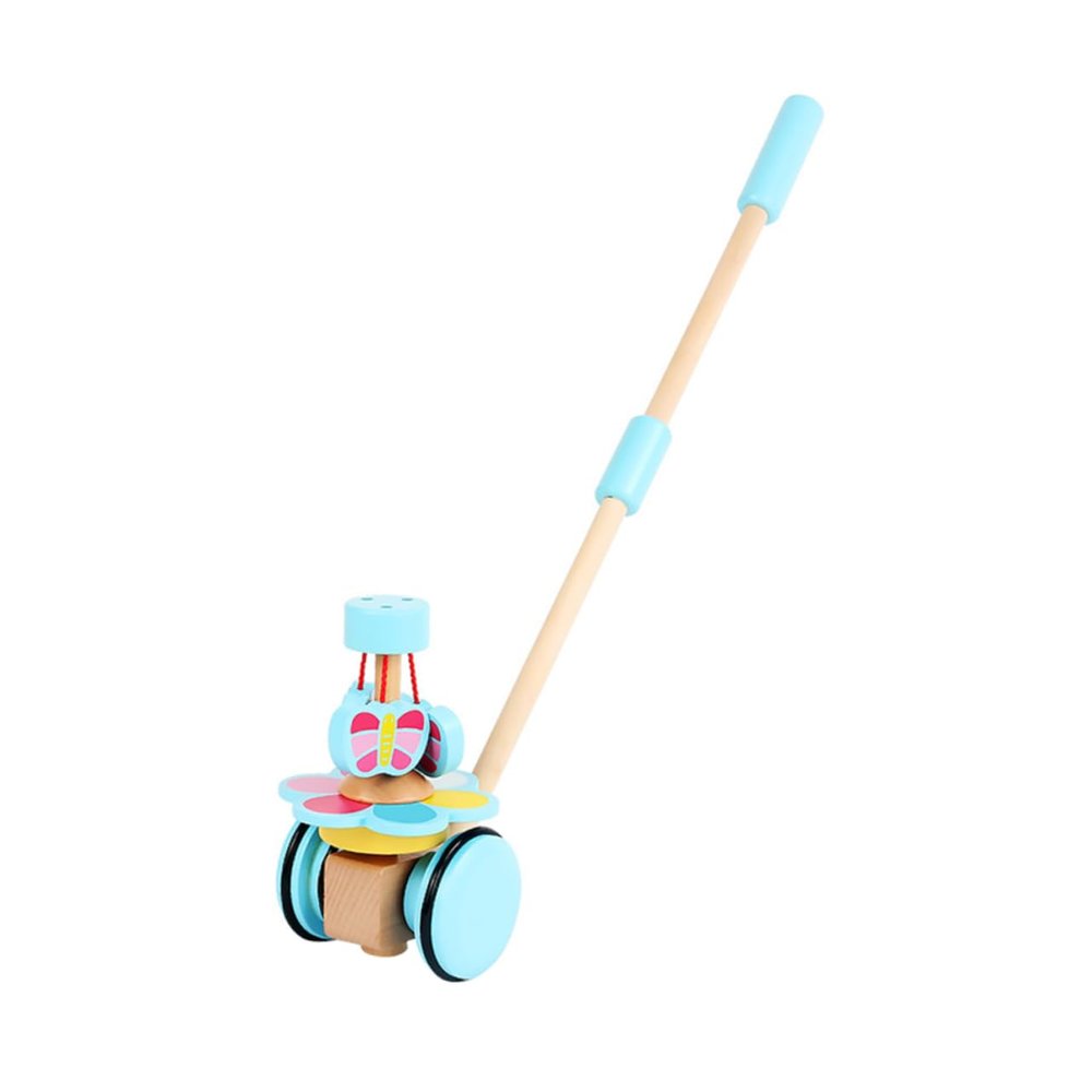 Yardwe 1Pc Cartoon Adjustable Cart for Fun Educational Plaything with Bright Colors Enhances Life Skills Random Color Design Random Color