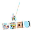 Yardwe 1Pc Cartoon Adjustable Cart for Fun Educational Plaything with Bright Colors Enhances Life Skills Random Color Design Random Color view 2