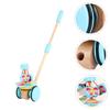 Yardwe 1Pc Cartoon Adjustable Cart for Fun Educational Plaything with Bright Colors Enhances Life Skills Random Color Design Random Color view 3