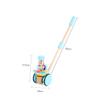 Yardwe 1Pc Cartoon Adjustable Cart for Fun Educational Plaything with Bright Colors Enhances Life Skills Random Color Design Random Color view 4