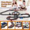 Slot Car Race Track 1:43 Scale For Kids LED Tracks Electric Powered Dual Racing 4 Cars with Headlights Toy Big Track Sets Gift for Boys Children 6+ Years Old view 2