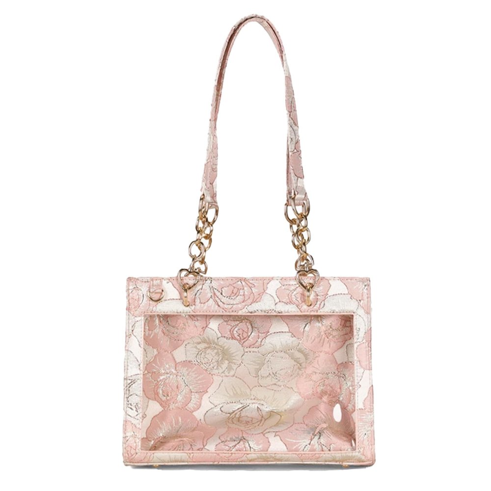 Seraphim Flower Pattern Pain Bag, Rose Pink