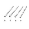 4Pcs Steel 4X56mm Threaded Hinge Pins A-arm Pins 70510 & M3 Nut for 1/5 Traxxas X-Maxx XMAXX RC Car Upgrades Parts Accessories view 4