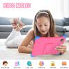 Fivahiva Kids Tablet 10 inch Android 14 with Case for Kid 3-12, Octa-core, 64GB (512GB Expansion), WiFi 6, Parental Controls, Google Kids Space, Great Gift for ToddlerPink view 3