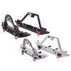 100% Metal Stinger Bumper Front Rear Bumper Electric Winch Spare tire Bracket for 1/10 RC Tracked Vehicle TRX4 axial SCX10 90046(Black) view 2