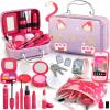Woumserta Girl Gift Pretend Makeup for Toddlers 3-5 4-6, Fake Makeup Set with Cat Commetic Case, Play Makeup for Kids Age 3 4 5 Year Old, Toddler Make Up Kit for Little Girls Birthday view 1