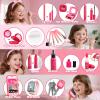 Woumserta Girl Gift Pretend Makeup for Toddlers 3-5 4-6, Fake Makeup Set with Cat Commetic Case, Play Makeup for Kids Age 3 4 5 Year Old, Toddler Make Up Kit for Little Girls Birthday view 3