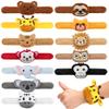 12 PCS Stuffed Jungle Animal Slap Bracelets Plush Animal Snap Bracelets Cute Wrist Slap Band Toy Wrist Animals Wrist Pets Slap Bracelet Wrist Toy for Boys Girls Birthday Gifts Party Favors 12 Styles view 1