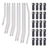 10Pcs Stainless Steel Links Rod Set with Ball End 313/324mm Wheelbase for 1/10 RC Crawler Car Axial SCX10 TRX4 Upgrade Parts (324mm) view 1