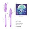 EODVICS Invisible Ink Pens 12 Pack with Notebook and UV Pen Light, Party Favors for Kids 8-12, Christmas Stocking Stuffers, Thanksgiving Halloween Goodie Bag Gifts view 4