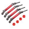 CVD Steel Front Rear Drive Shaft Assembly Heavy Duty for 1/10 Traxxas-s Slash 4X4 Stampede VXL 2WD 6851R 6851X 6852R 6852X(Blue F) view 2