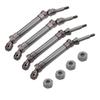 CVD Steel Front Rear Drive Shaft Assembly Heavy Duty for 1/10 Traxxas-s Slash 4X4 Stampede VXL 2WD 6851R 6851X 6852R 6852X(Blue F) view 4