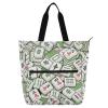 Amooorous Decorative Kids Tote Bags for Kids Women Men, Mahjong Chinese Green Water-resistant Teacher Tote Bags Handbags with Inner Pockets for School Shopping Grocery Rainbow para guardar libros view 1