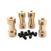2/2.3/3/3.17/4/5/6mm Motor Shaft Coupling Coupler Connector Sleeve Adapter Brass Transmission Joint for RC Boat Car Airplane(2.3mm to 3mm) view 2