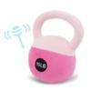 June Garden Pink Plush Kettlebell Sensory Toy - Infant Baby Rattle - Soft, Safe & Easy to Grip - Perfect view 2