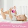June Garden Pink Plush Kettlebell Sensory Toy - Infant Baby Rattle - Soft, Safe & Easy to Grip - Perfect view 3