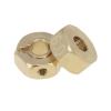 4pcs Brass Wheel Hex Hub 12mm Widthen Coupler for Axial SCX10 90046 RR10 RGT 86100 MST 1/10 RC Crawler Car Repair Accessories(6mm Thickness) view 4