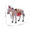 Alipis Donkey Figurine Model Realistic Plastic Simulation Animal for Educational Play Miniature Donkey Decoration for Schools Homes and Experience Centers view 2
