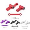 CNC Aluminum Modification Steering Group Assembly with Bearings for 1/14 MJX 14209 14210 RC Car Metal Upgrade Parts(Black Set 3) view 2
